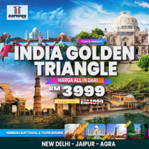 PAKEJ PELANCONGAN INDIA GOLDEN TRIANGLE