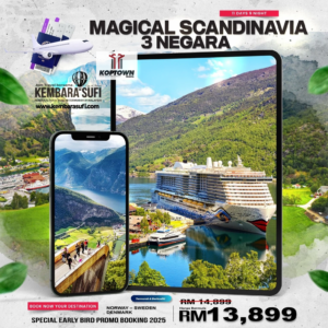 PAKEJ PELANCONGAN MAGICAL SCANDINAVIA 3 NEGARA