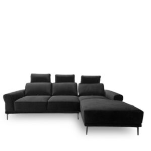 [Pre-Order] Kucca L Shape Sofa (Black)