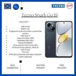 [RS] Tecno Spark Go 1s (3+64gb)