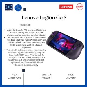 [RS] Lenovo Legion Go S/8ARP1 (16+512gb)