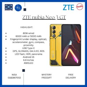 [RS] ZTE Nubia Neo 3 GT Master 5G (8+256gb)