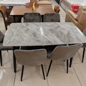 HG DINING SET (HG-DT6140/DC185 (1+6) 1400MM