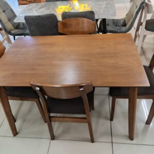 ALISSON DINING SET (1+4) HHM-DS559-3 (1200MM)