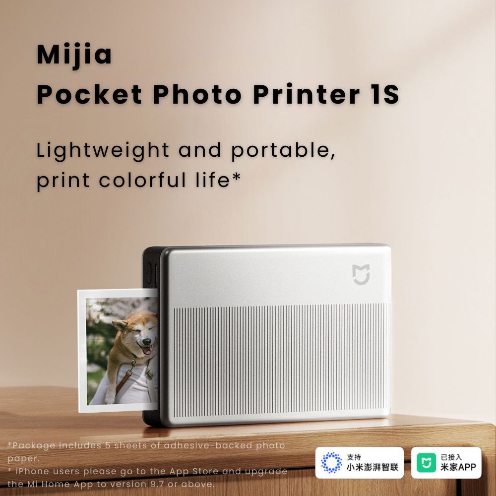 Xiaomi Mijia Instant Pocket Photo Printer 1S Supports IOS Android - Image 2