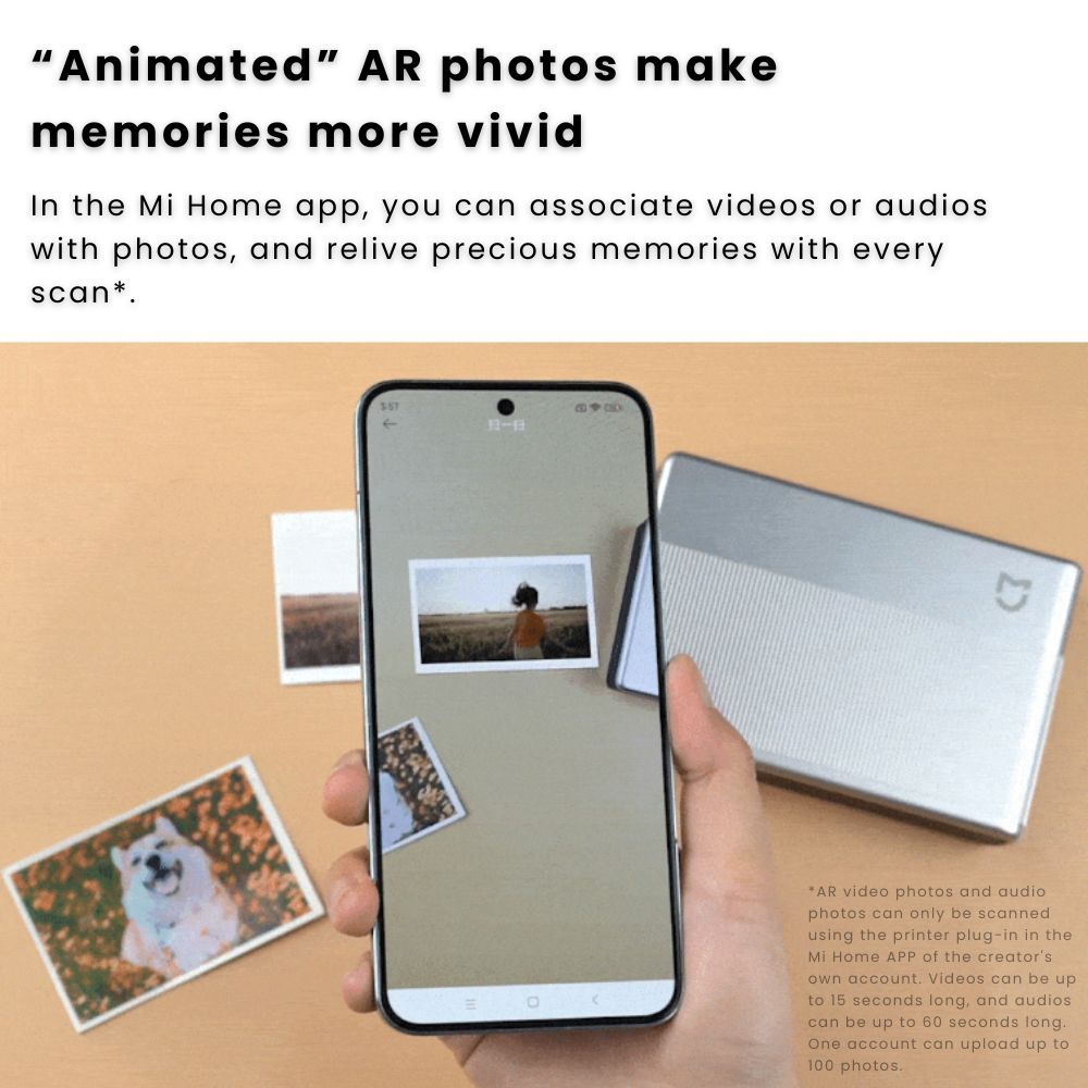 Xiaomi Mijia Instant Pocket Photo Printer 1S Supports IOS Android - Image 3