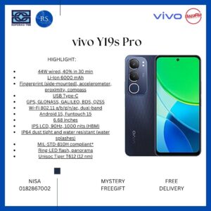 [RS] vivo Y19s Pro (6+128gb) | (8+256gb)