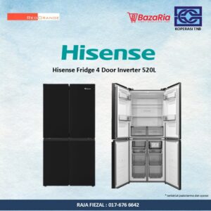 [RO] Hisense Fridge 4 Door Inverter 520L