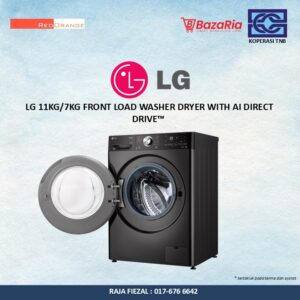 [RO] LG 11kg/7kg Front Load Washer Dryer With AI Direct Drive™ and Steam+™