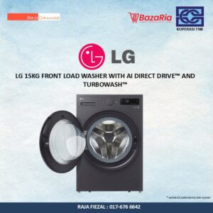 [RO] LG 15kg Front Load Washer with AI Direct Drive™ and TurboWash™