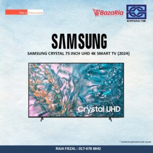 [RO] Samsung Crystal 75 Inch UHD 4K Smart TV (2024)