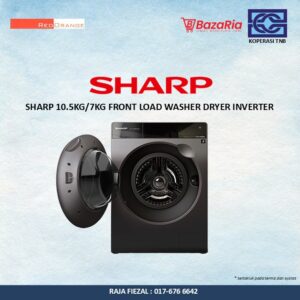 [RO] Sharp 10.5kg/7kg Front Load Washer Dryer Inverter