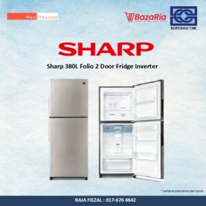 [RO] Sharp 380L Folio 2 Door Fridge Inverter