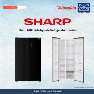 [RO] Sharp 680L Side-by-side Refrigerator Inverter