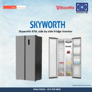 [RO] Skyworth 470L side by side Fridge Inverter
