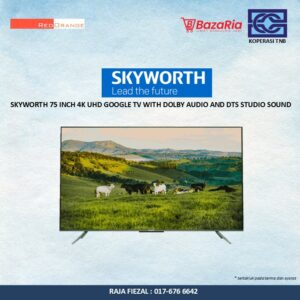 [RO] Skyworth 75 Inch 4K UHD Google TV with Dolby Audio and DTS Studio Sound