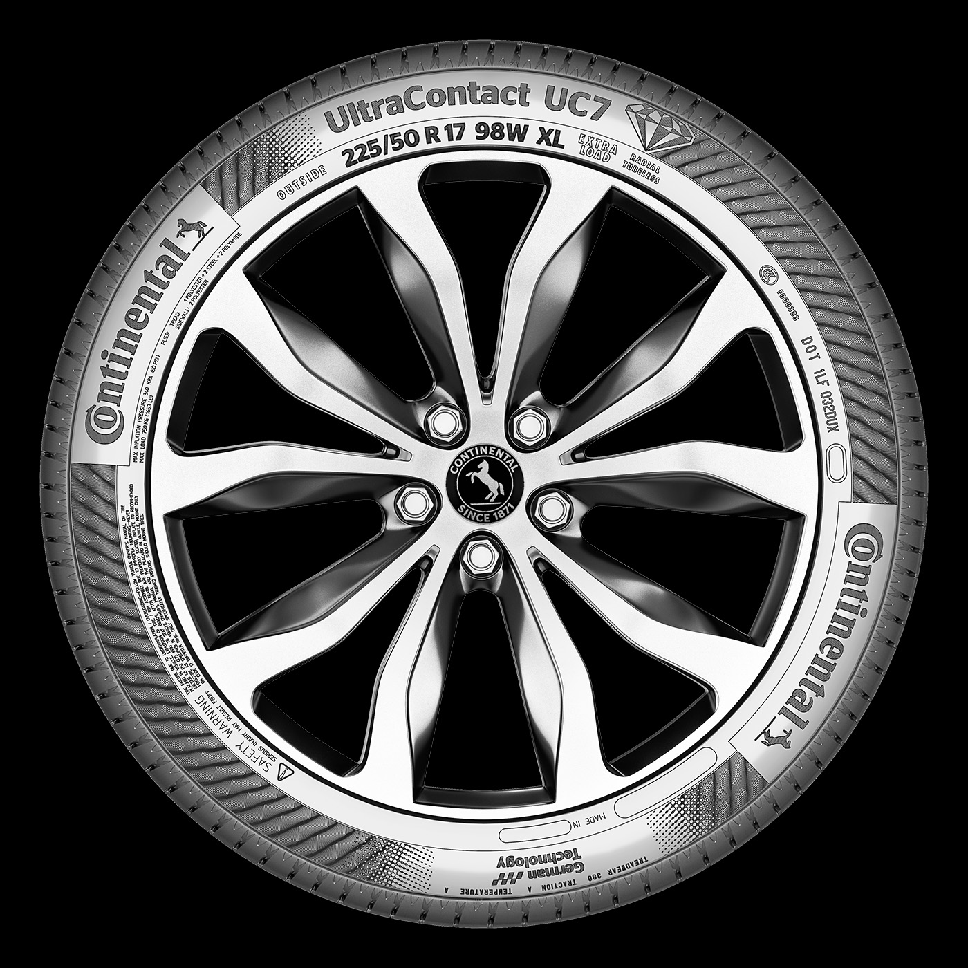 CONTINENTAL UC7 195-50-16 - Image 2