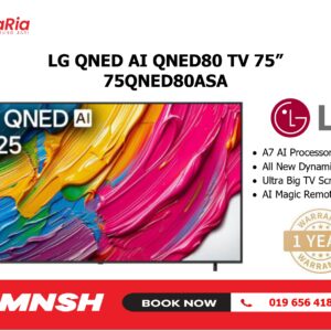 [MNSH] 75" LG EVO AI QNED80 TV #75QNED80ASA