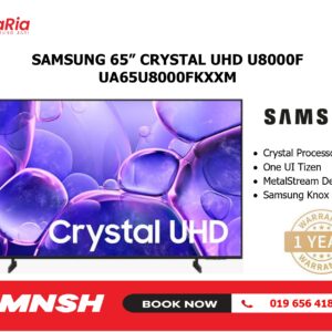 [MNSH] 65" SAMSUNG TV CRYSTAL UHD U8000F #UA65U8000FKXXM