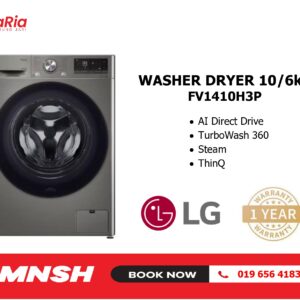 [MNSH] LG 10/6KG WASHER DRYER #FV1410H3P