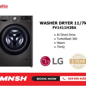 [MNSH] LG 11/7KG WASHER DRYER #FV1411H3BA