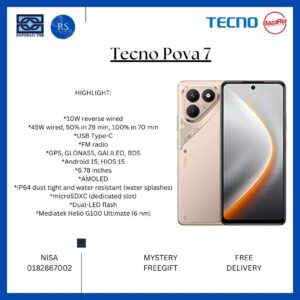 [RS] Tecno Pova 7 4G (8+256gb)