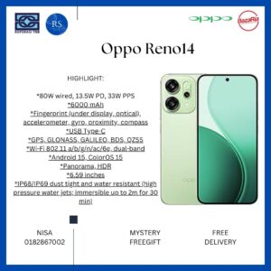 [RS] Oppo Reno 14 5G (12+256gb)