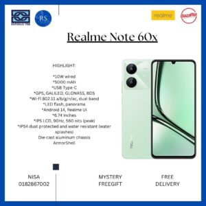 [RS] Realme Note 60x (4+64gb)