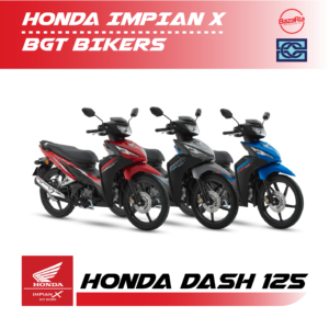HONDA DASH 125 - COLOUR RED / GRAY / BLUE