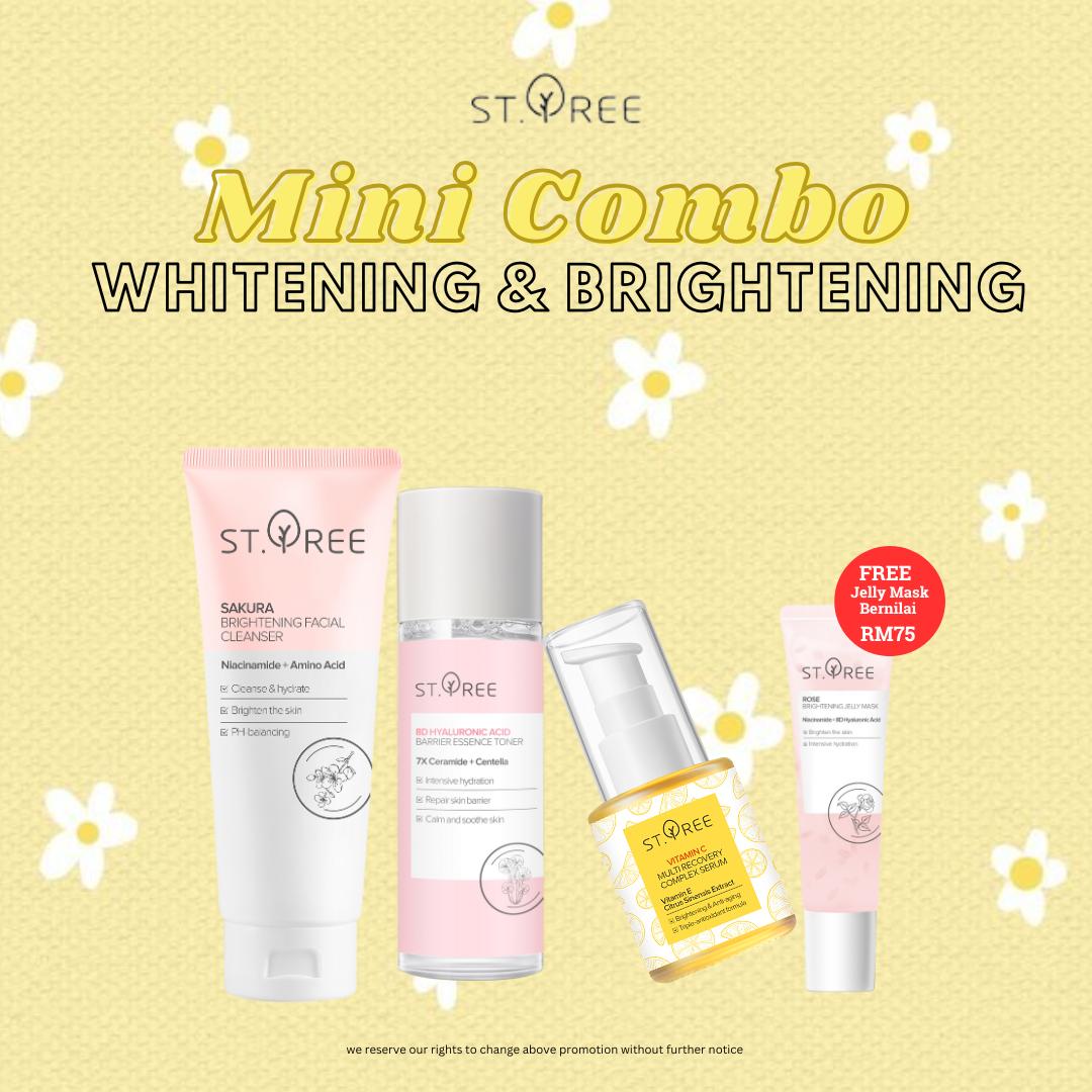 ST. TREE Mini Combo Set Whitening & Brightening Skincare