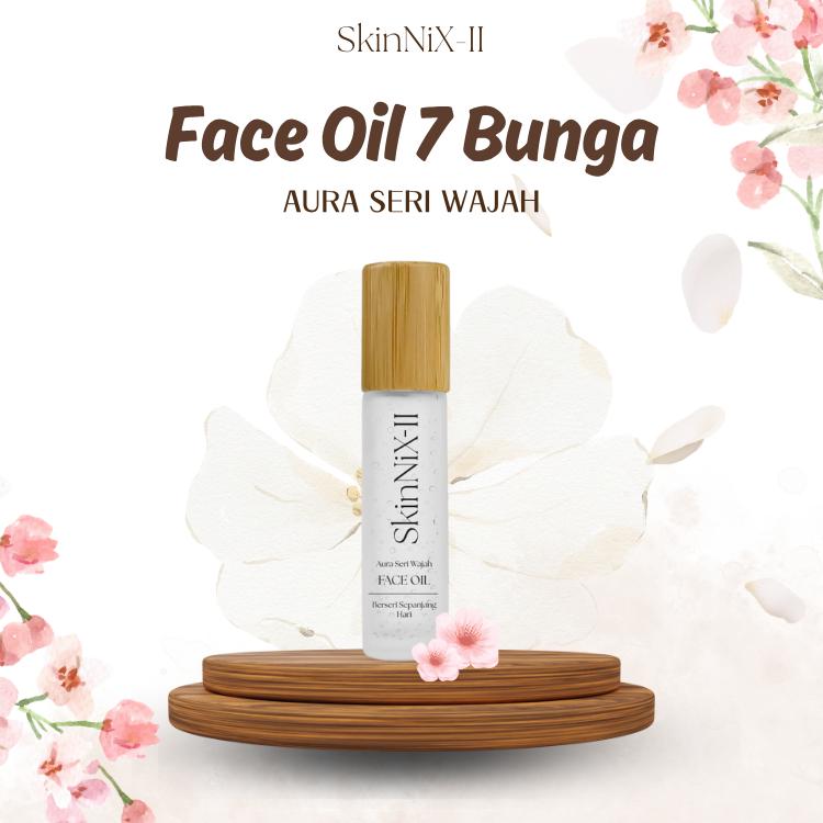 SkinNiX-II 7 Bunga Face Oil Aura Seri Wajah