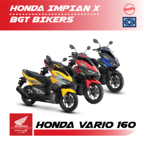 HONDA VARIO 160 - COLOUR YELLOW / RED / BLUE