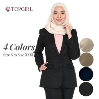 TOPGIRL Muslimah Plus Size Office Blazer - Image 2