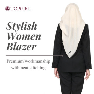 TOPGIRL Muslimah Plus Size Office Blazer - Image 3