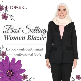 TOPGIRL Muslimah Plus Size Office Blazer
