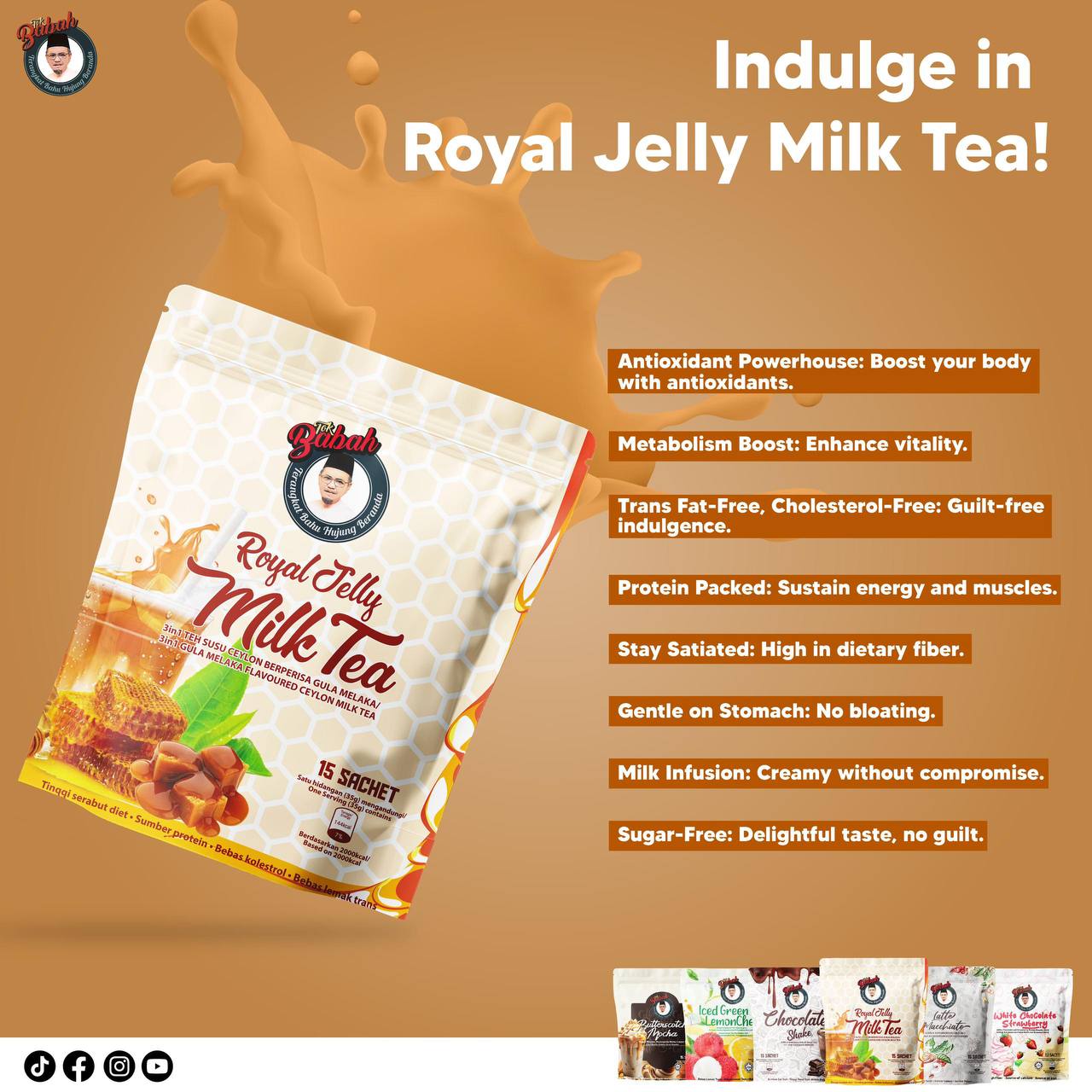 Royal Jelly Milk Tea - Image 2