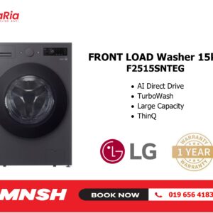 [MNSH] LG 15KG FRONT LOAD WASHER #F2515SNTGE