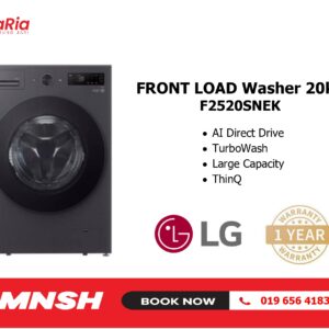 [MNSH] LG 20KG FRONT LOAD WASHER #F2520SNEK