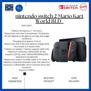 [RS] nintendo switch 2 Mario Kart World BLD