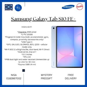 [RS] Samsung Galaxy Tab S10 FE+ WiFi/X620 (12+256gb) | 5G/x626b (12+256gb)