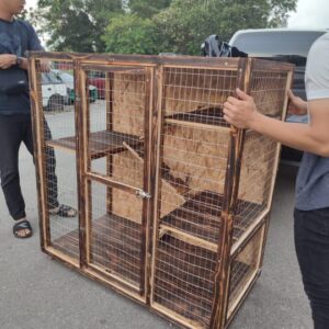 Sangkar kucing kayu (S5)