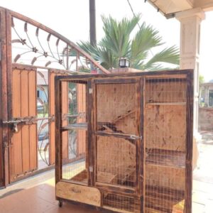 Sangkar kucing kayu (S18)