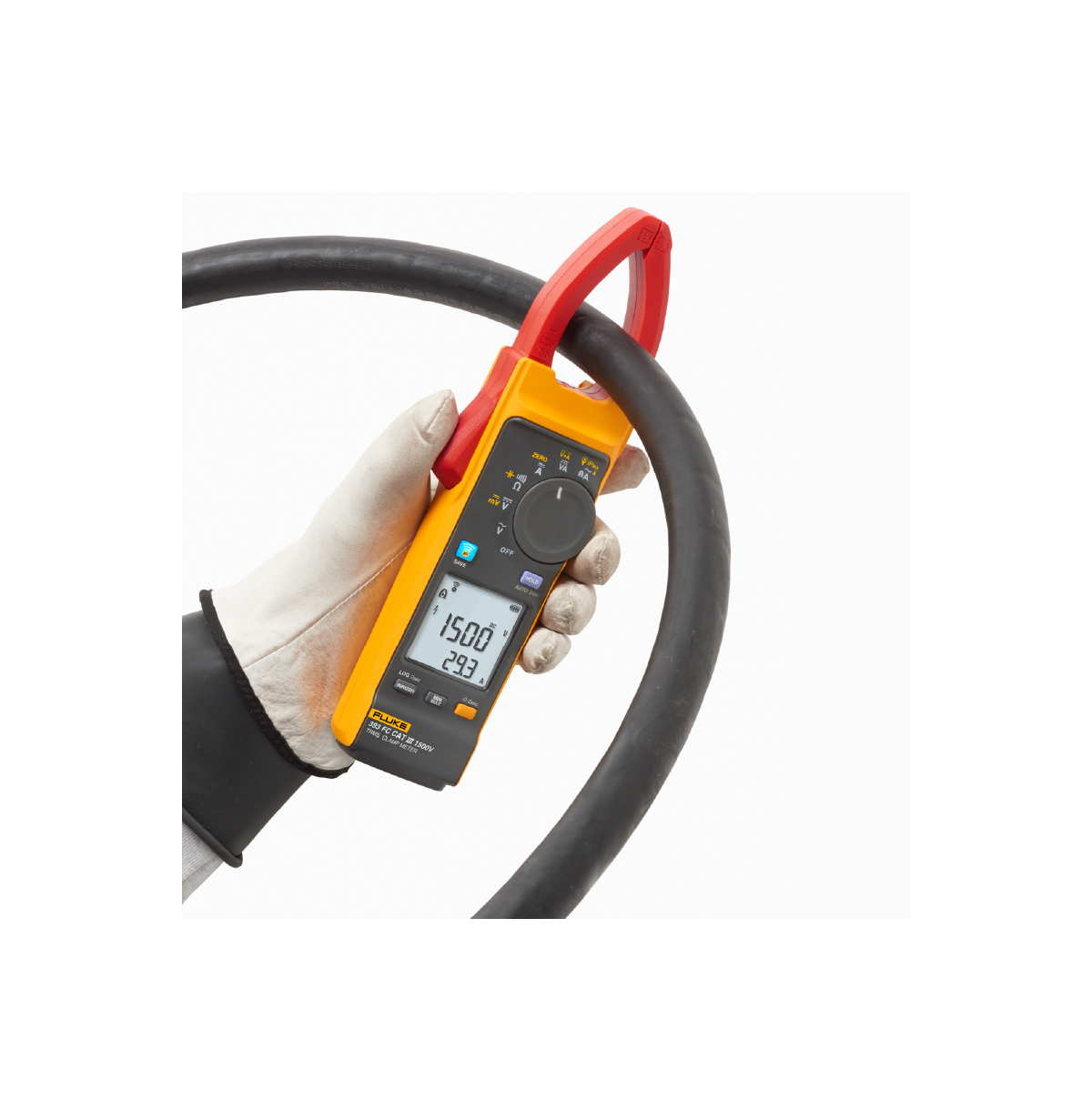 FLUKE-393/CN,CAT III 1500V TRMS CLAMP W/IFLEX