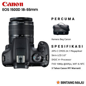 Canon EOS 1500D Kit (EF S18-55 IS II)