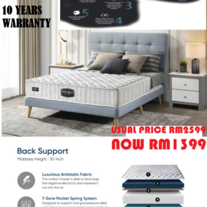 HONEY BACK SUPPORT 10'' MATTRESS