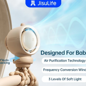 JisuLife Baby Stroller Fan Rechargeable 5000mAh