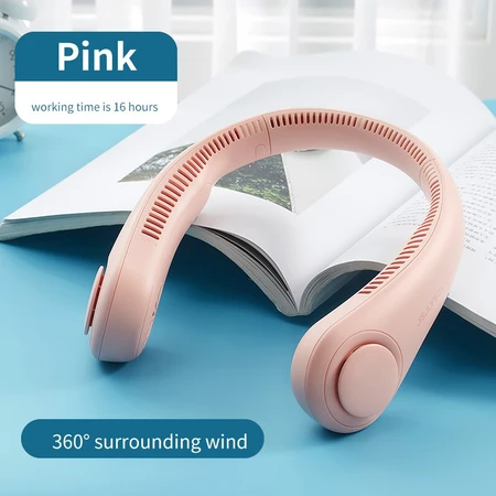 JisuLife Portable Neck Fan Battery USB Rechargeable - Image 2