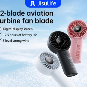 JisuLife Handheld Fan Life4 17.5H Battery Life Rechargeable