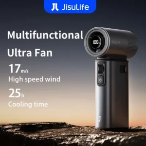 JisuLife Handheld Fan Ultra2 9000mAh Longlasting Mini Fan 5 in 1 Fans