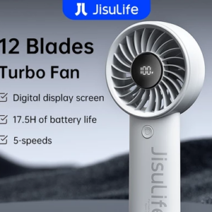 JisuLife Handheld Fan Life4 5000mAh Rechargeable Portable Fan